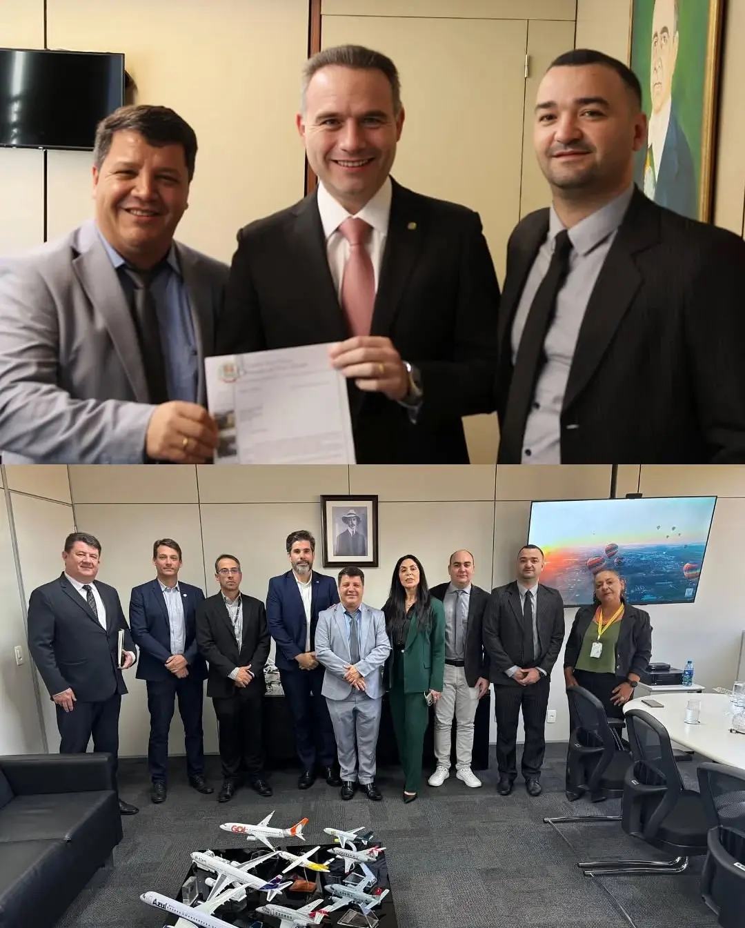 Prefeito de Praia Grande (SC) busca recursos em Brasília para obras e desenvolvimento