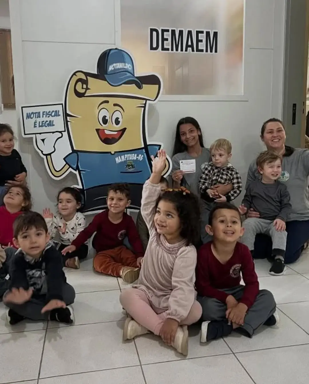 Mampituba Incentiva Educação Fiscal desde Cedo: Alunos do Jardim I B Visitam Prefeitura
