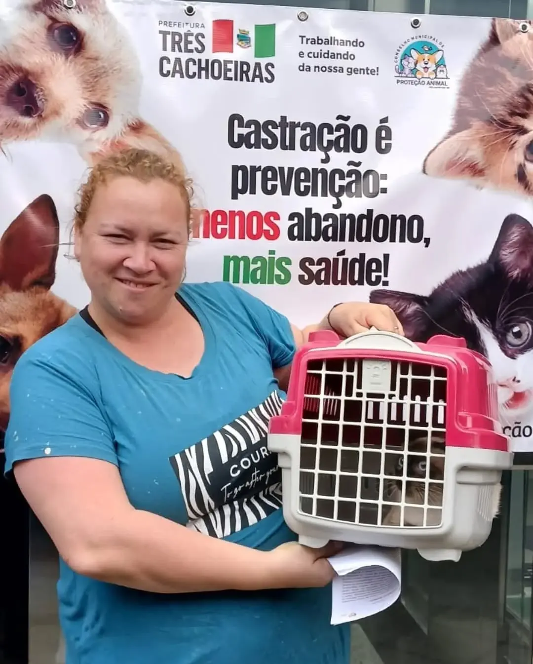 Mutirão de Castração em Três Cachoeiras Beneficia Mais de 120 Animais