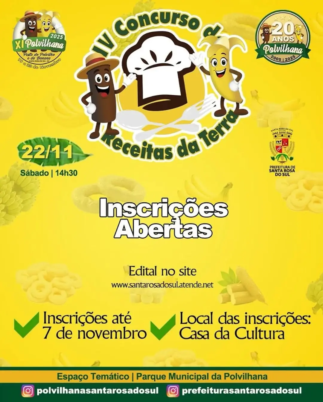 Santa Rosa do Sul Celebra Sabores Locais com o IV Concurso Receita da Terra