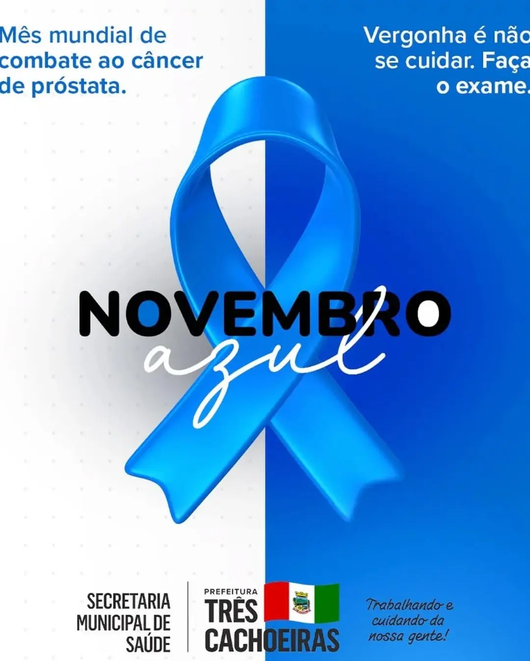 Novembro Azul: Três Cachoeiras Alerta para a Importância da Prevenção do Câncer de Próstata