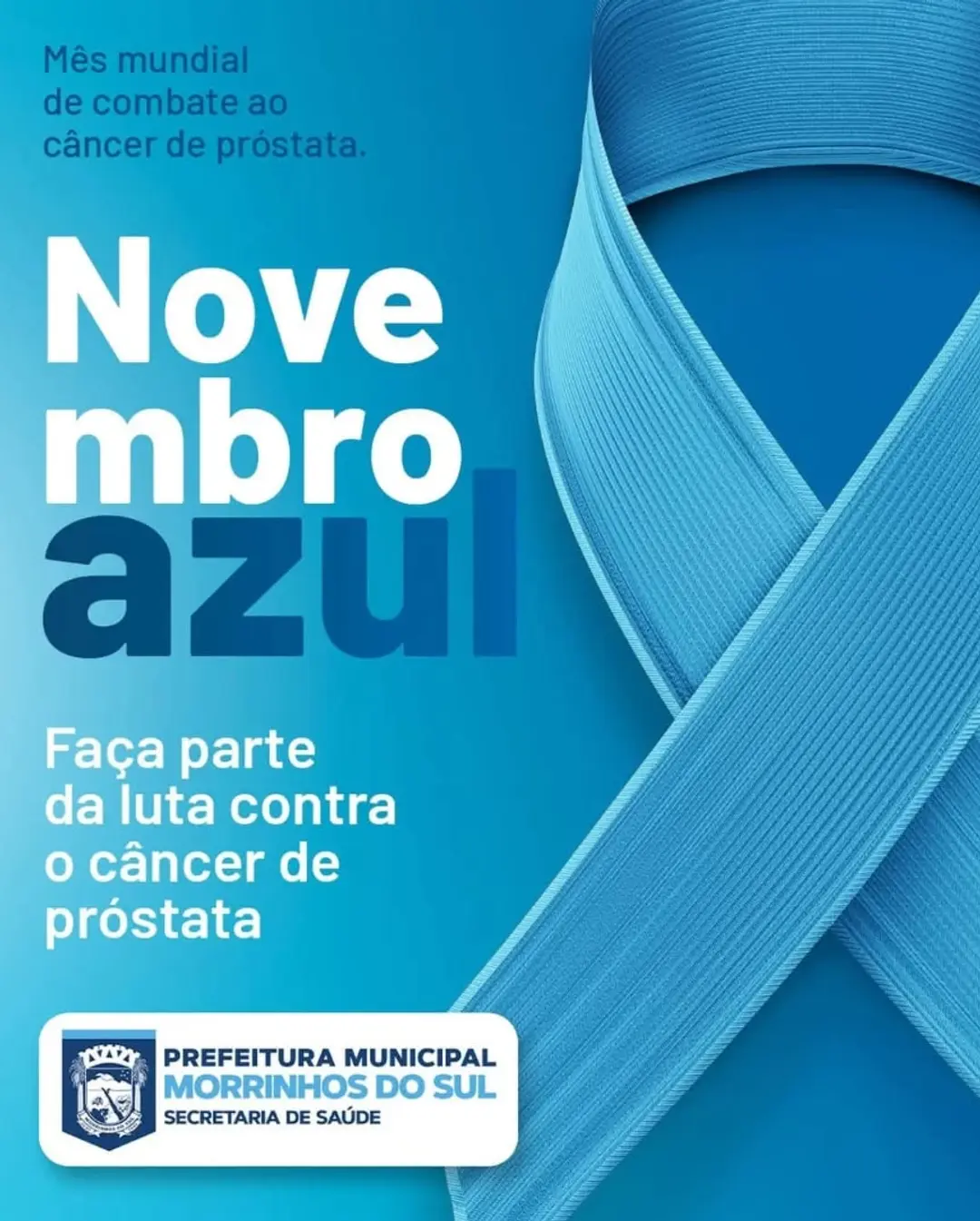 Novembro Azul: Morrinhos do Sul Alerta para a Saúde do Homem e Prevenção do Câncer de Próstata