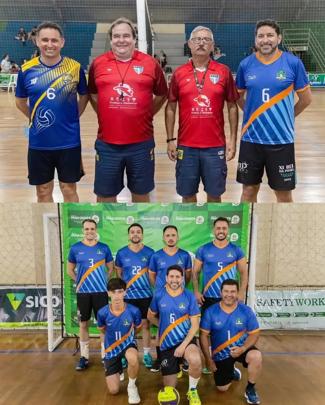 Monstros da PK e Gurias Levantam a Taça no Voleibol Adulto em Praia Grande