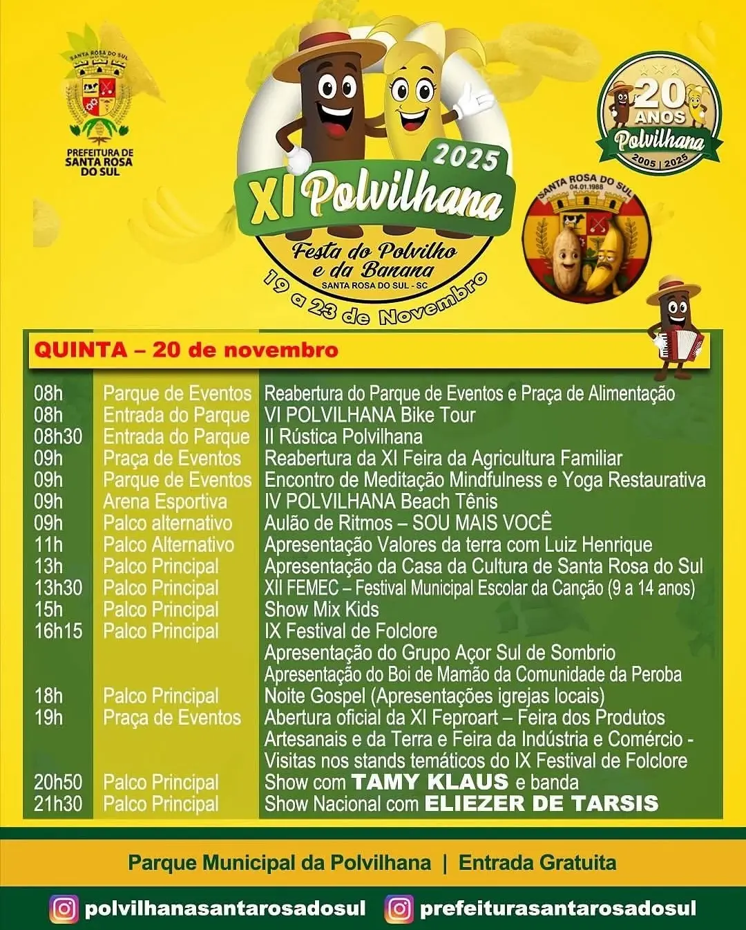 Santa Rosa do Sul se Prepara para a XI Polvilhana: A Festa que Vai Parar a Cidade!