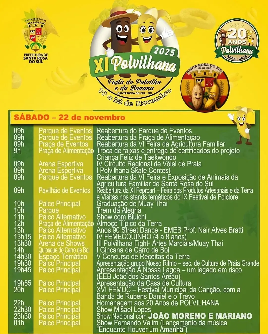 Santa Rosa do Sul se Prepara para a XI Polvilhana: A Festa que Vai Parar a Cidade!