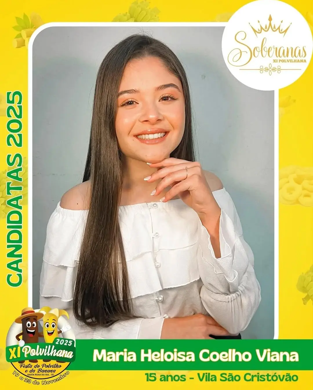 Santa Rosa do Sul Apresenta as Candidatas da XI Polvilhana: Festa do Polvilho e da Banana