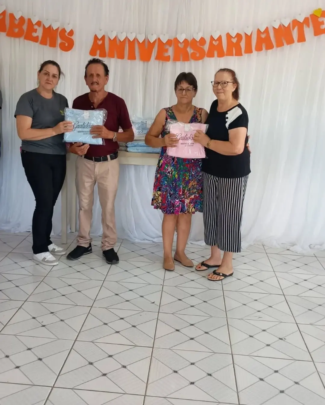 Tarde Festiva Homenageia Aniversariantes da Terceira Idade em Mampituba