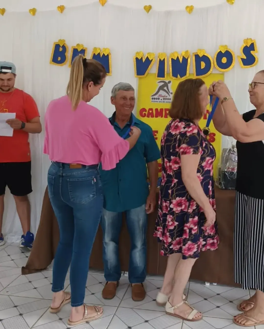 Competição de Bochas em Mampituba Celebra a Terceira Idade com Premiação e Café da Tarde
