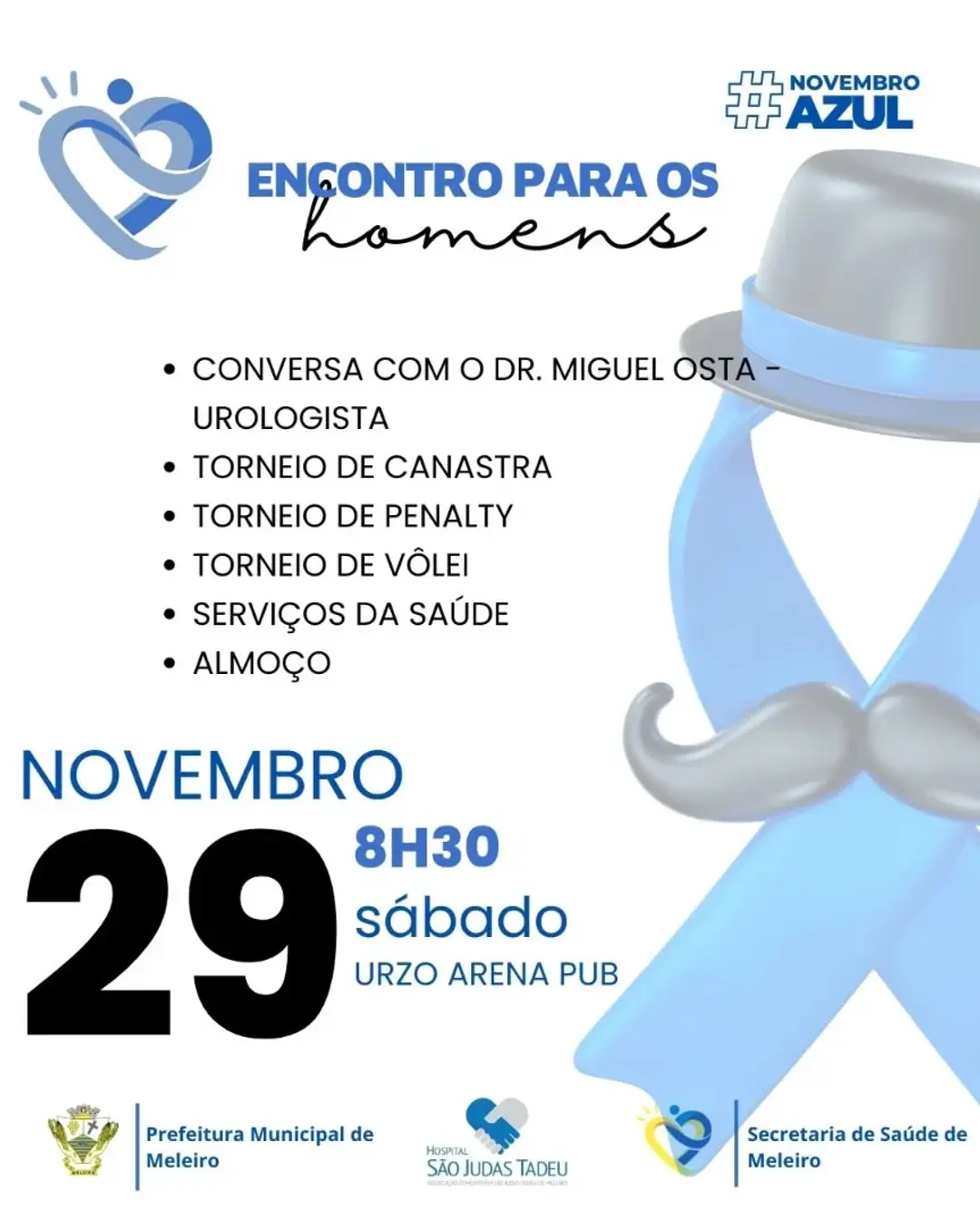 Meleiro Promove Dia Dedicado à Saúde do Homem com Consultas e Torneios