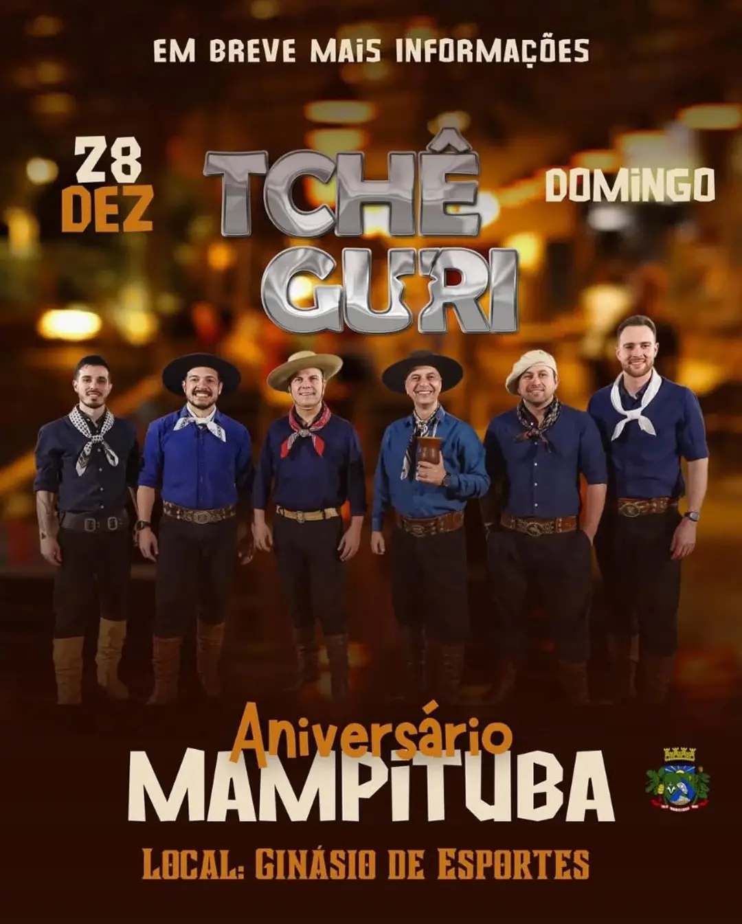 Mampituba Celebra 30 Anos com Show Gratuito de Tchê Guri
