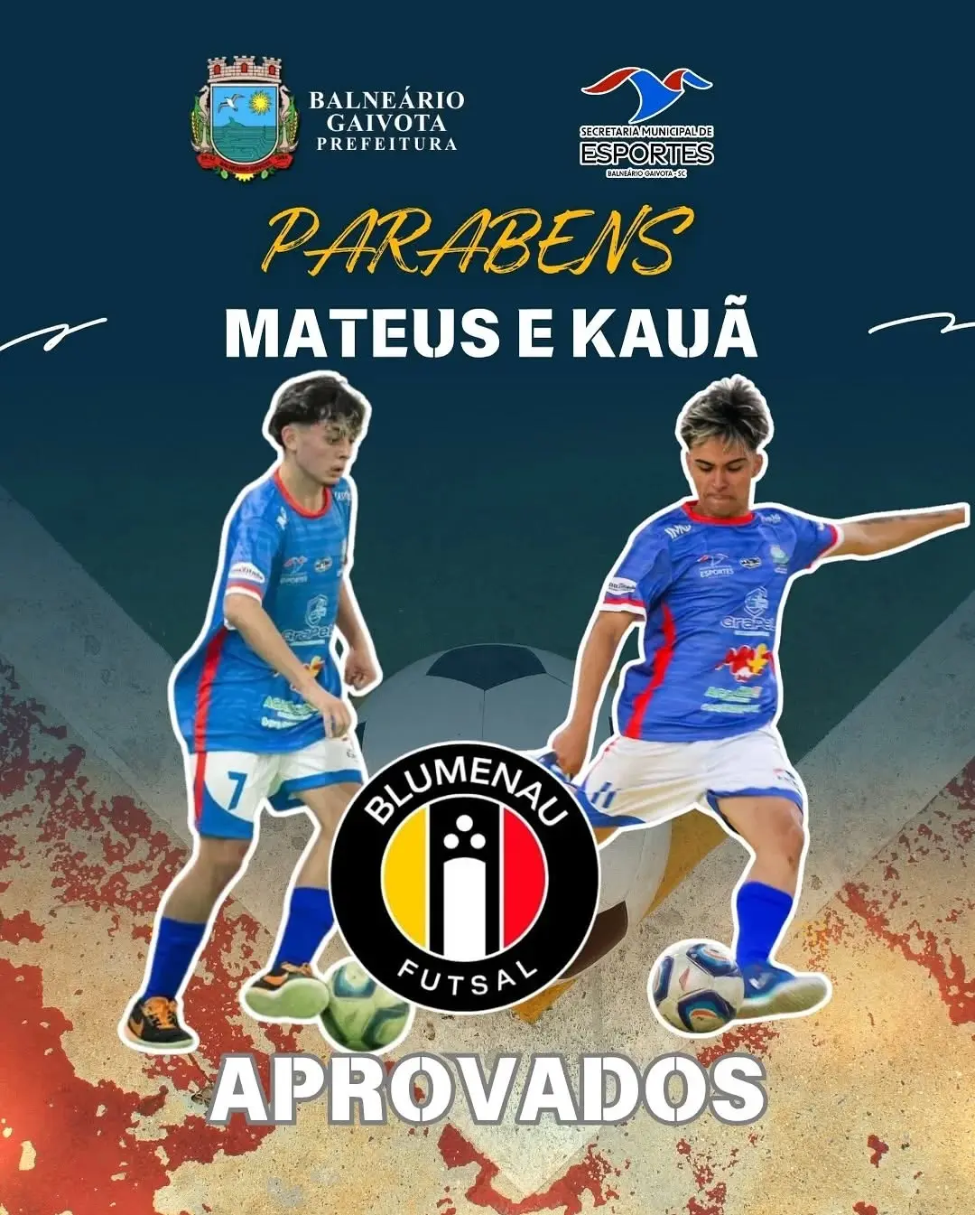 Balneário Gaivota Impulsiona Futsal: Jovens Talentos Brilham em Blumenau