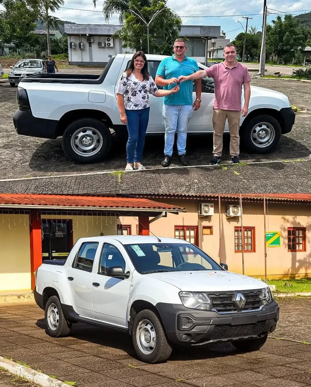 Morrinhos do Sul reforça Secretaria de Obras com nova caminhonete para melhor atender à população