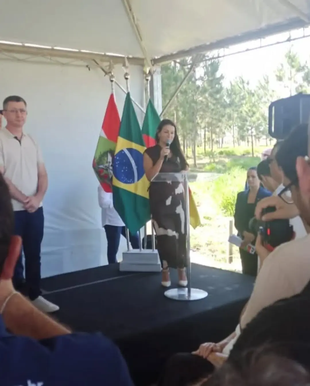 Sombrio Celebra Inauguração da Rodovia Municipal Guilherme Tiskoski com Presença de Autoridades