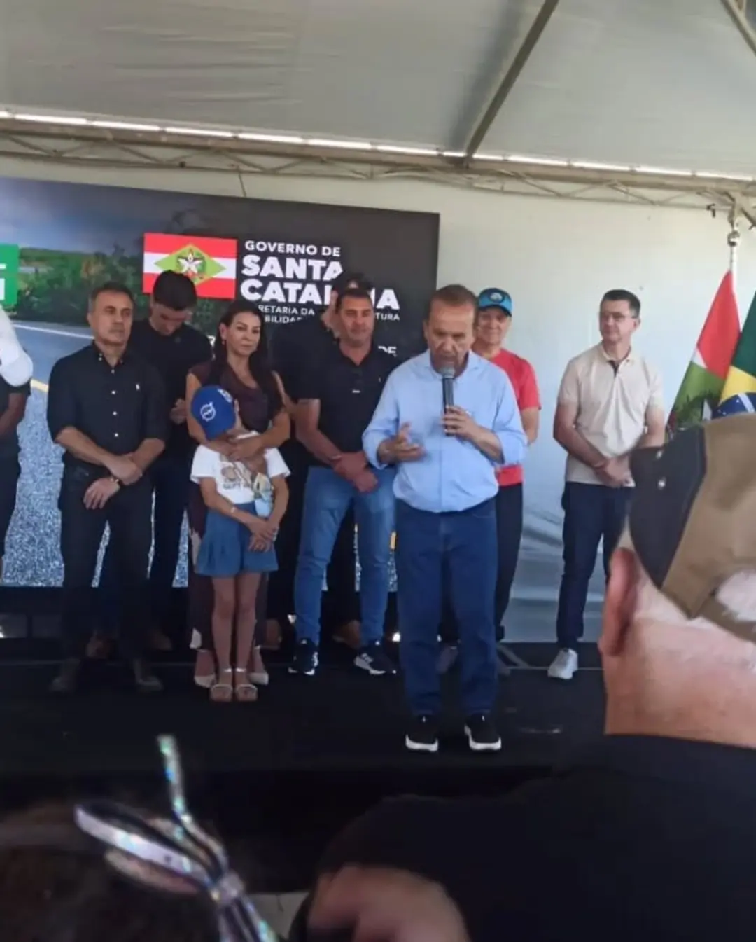 Sombrio Celebra Inauguração da Rodovia Municipal Guilherme Tiskoski com Presença de Autoridades