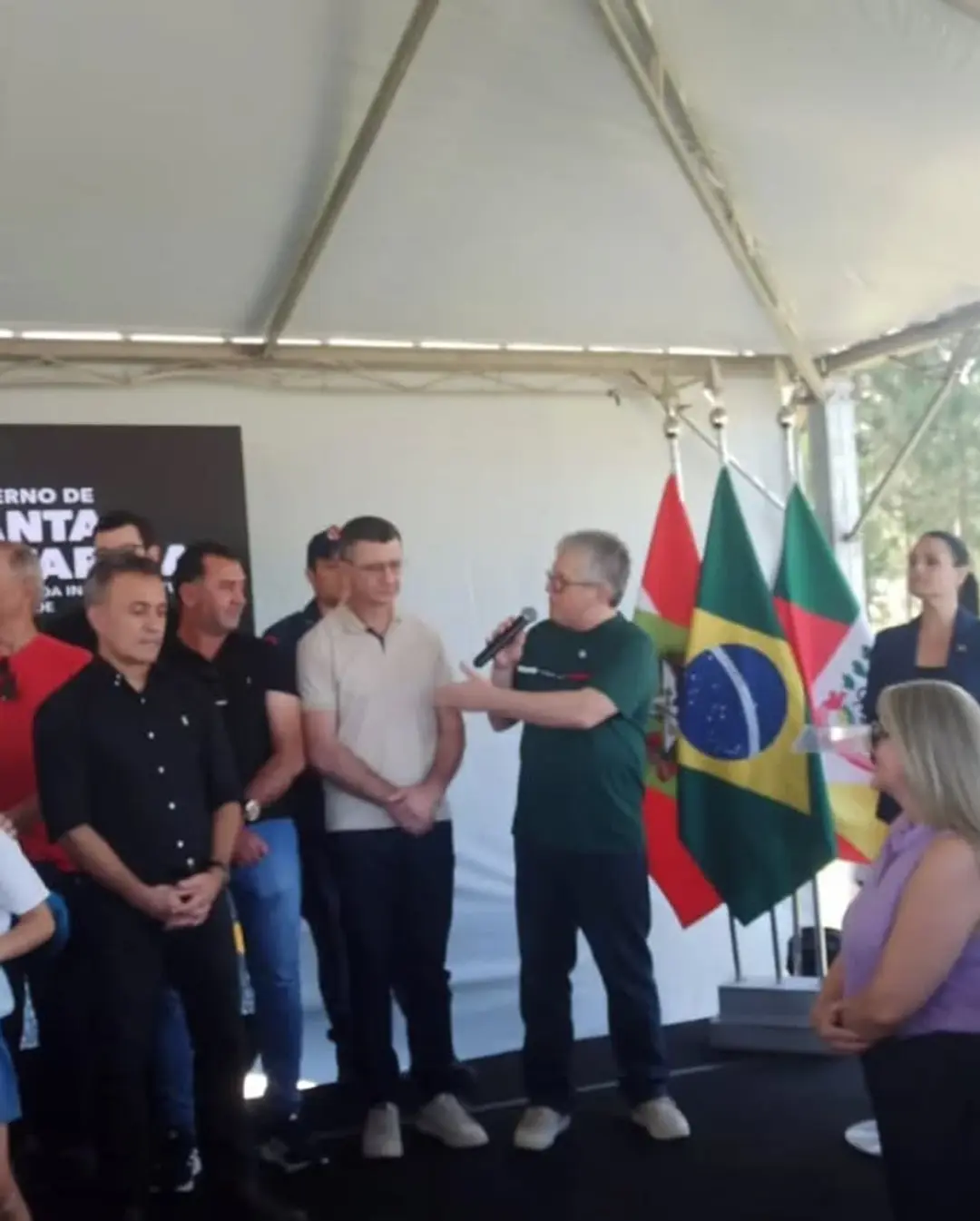 Sombrio Celebra Inauguração da Rodovia Municipal Guilherme Tiskoski com Presença de Autoridades