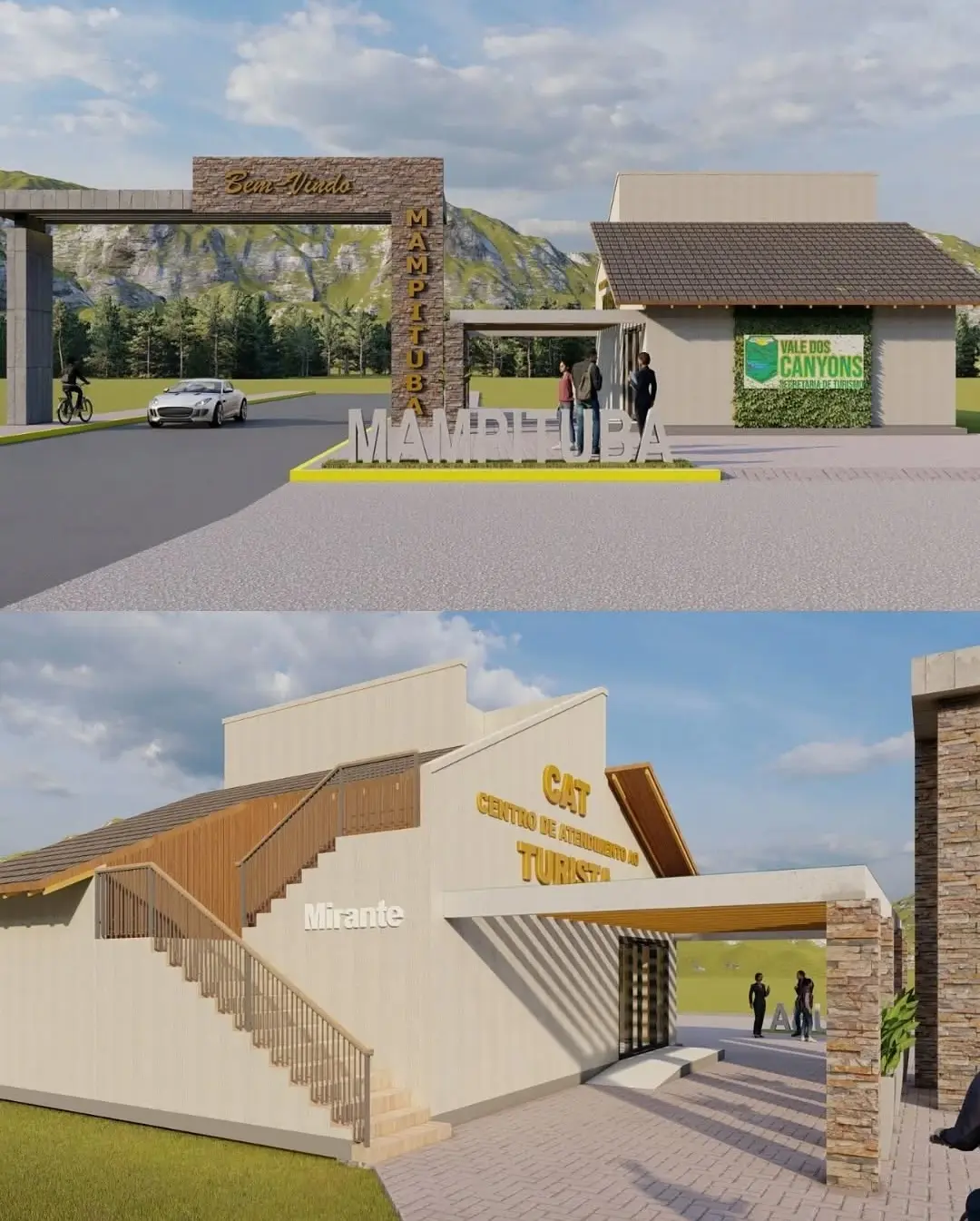 Mampituba busca recursos em Brasília para a construção de pórtico e CAT