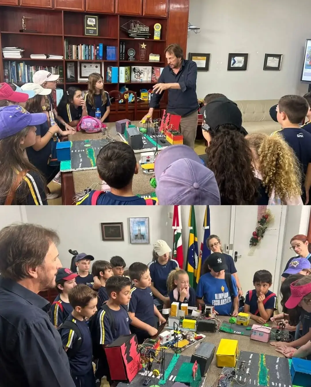 Araranguá Inovadora: Alunos Propõem Semáforo Inteligente e Prefeito Apresenta Novos Projetos Educacionais