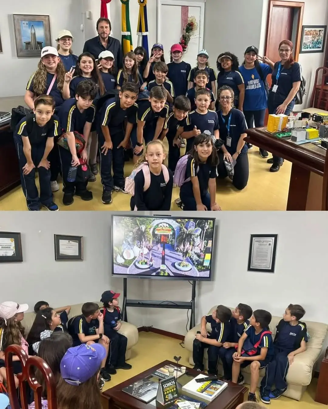 Araranguá Inovadora: Alunos Propõem Semáforo Inteligente e Prefeito Apresenta Novos Projetos Educacionais