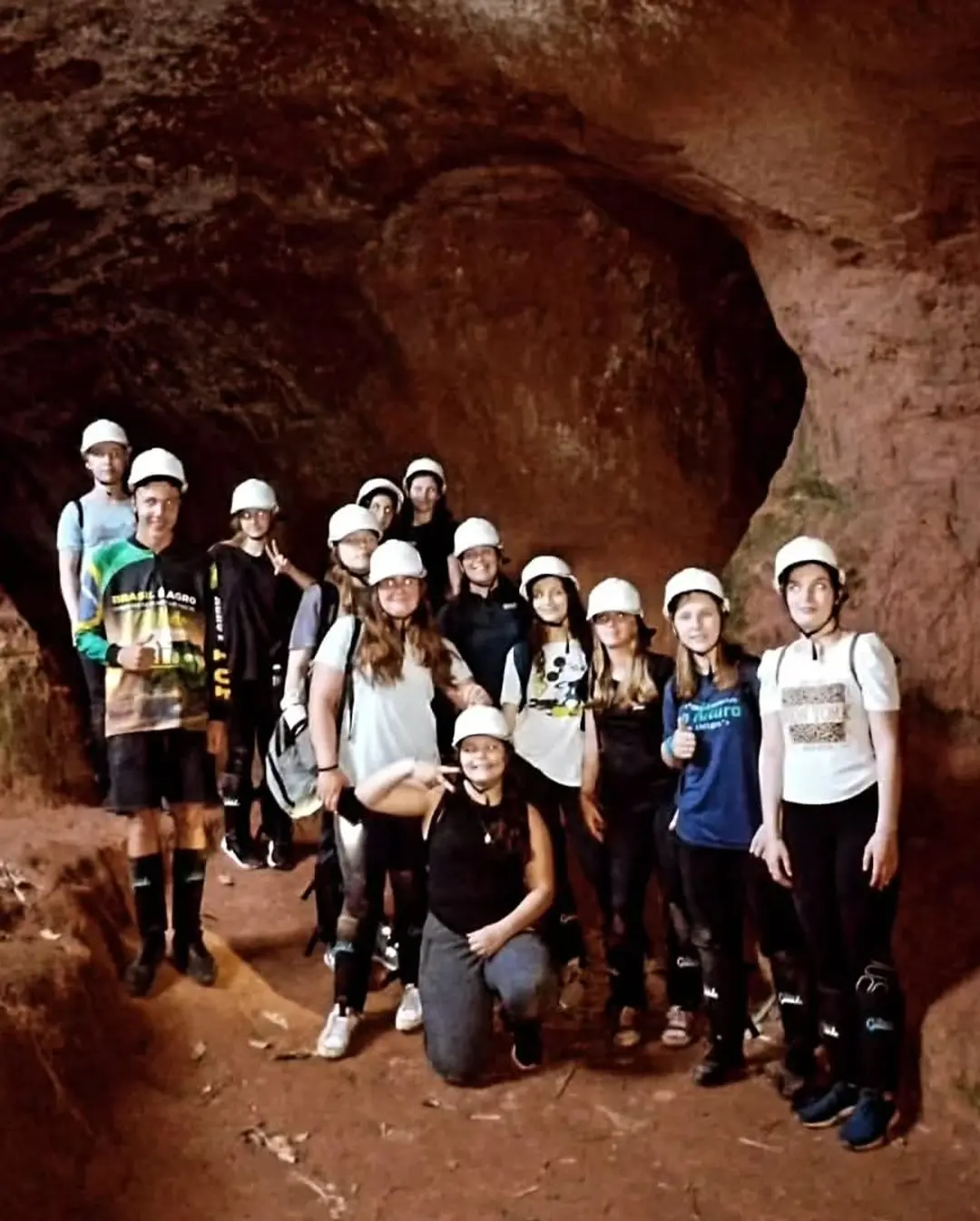 Estudantes de Mondaí Explorando o Geoparque Caminhos dos Cânions do Sul em Morro Grande