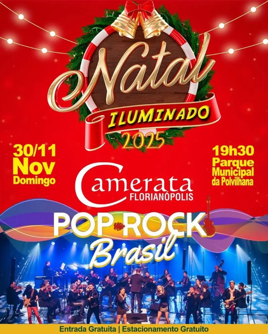 Santa Rosa do Sul se prepara para o Natal Iluminado 2025 com show da Camerata Florianópolis