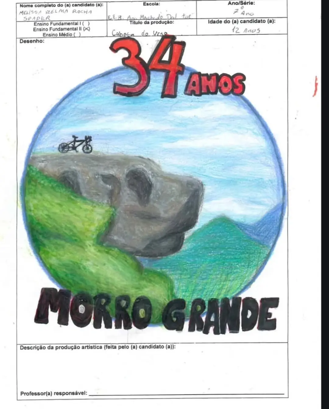 Talento Mirim de Morro Grande: Concurso de Desenho Celebra os 34 Anos da Cidade