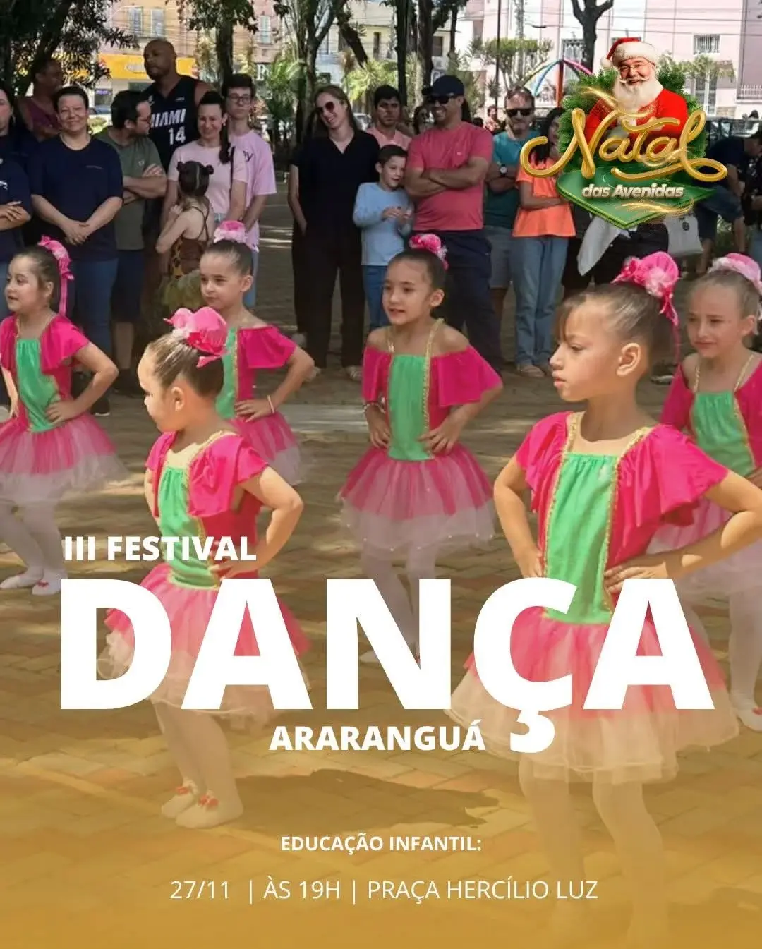 Araranguá Celebra a Dança da Educação Infantil no Natal das Avenidas 2025