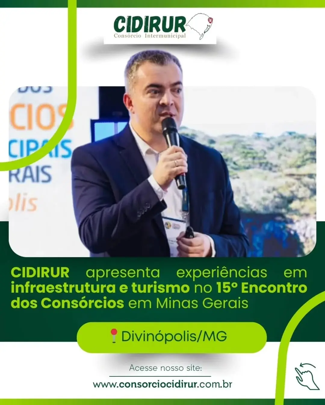 CIDIRUR Apresenta Modelo de Gestão Inovador em Evento Nacional de Consórcios Públicos