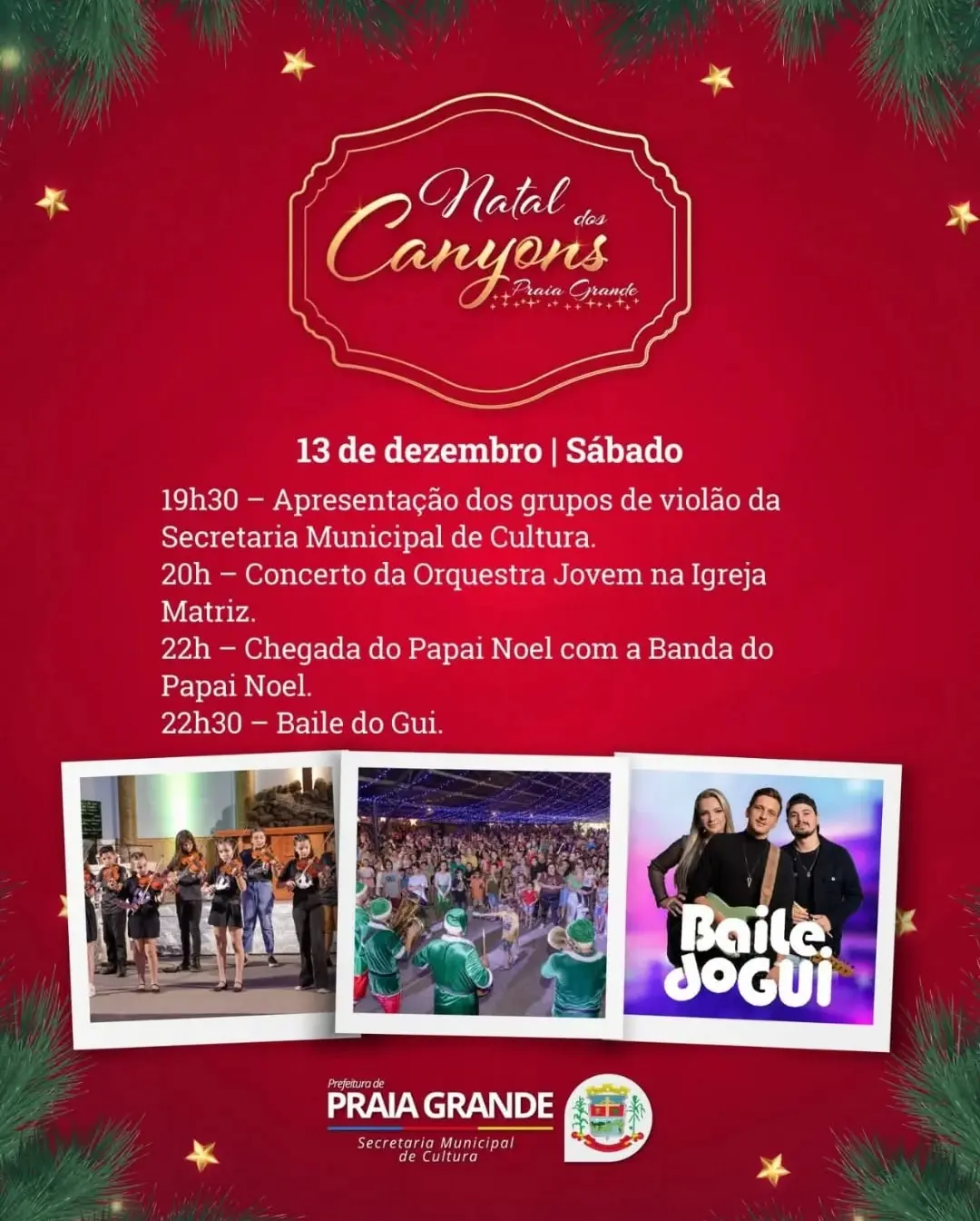 Praia Grande se Prepara para o 15º Natal dos Canyons: Programação Completa e Novidades