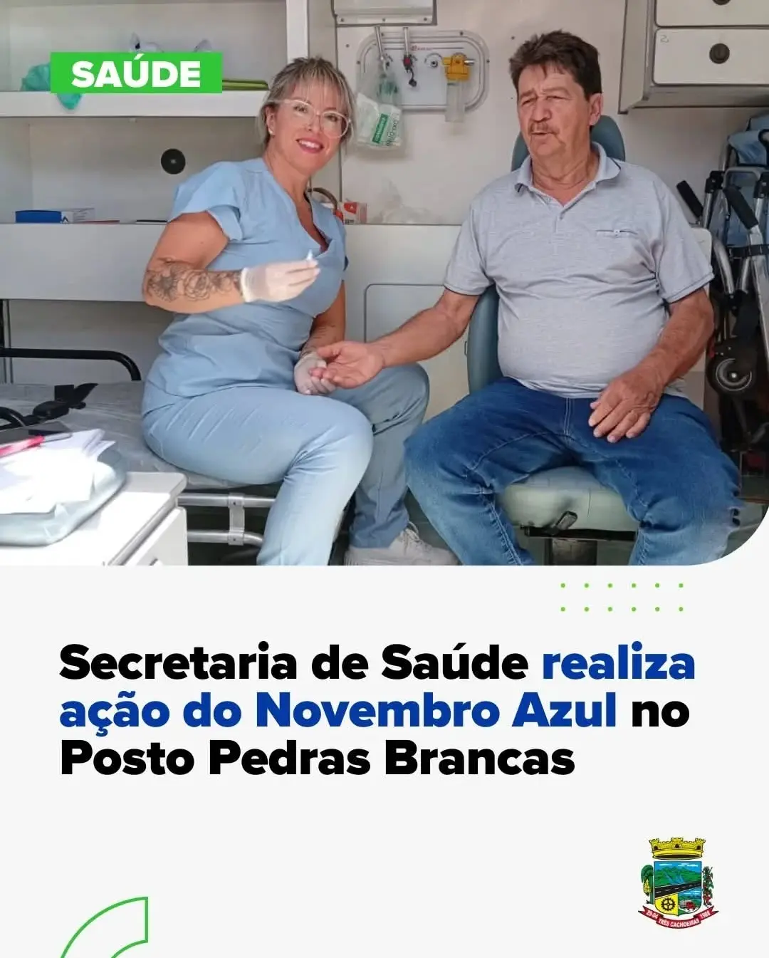 Novembro Azul em Três Cachoeiras: Prefeitura Reforça a Saúde do Homem