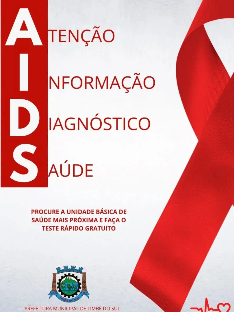 Dia Mundial de Combate ao HIV/AIDS: Timbé do Sul Oferece Teste Gratuito e Sigiloso