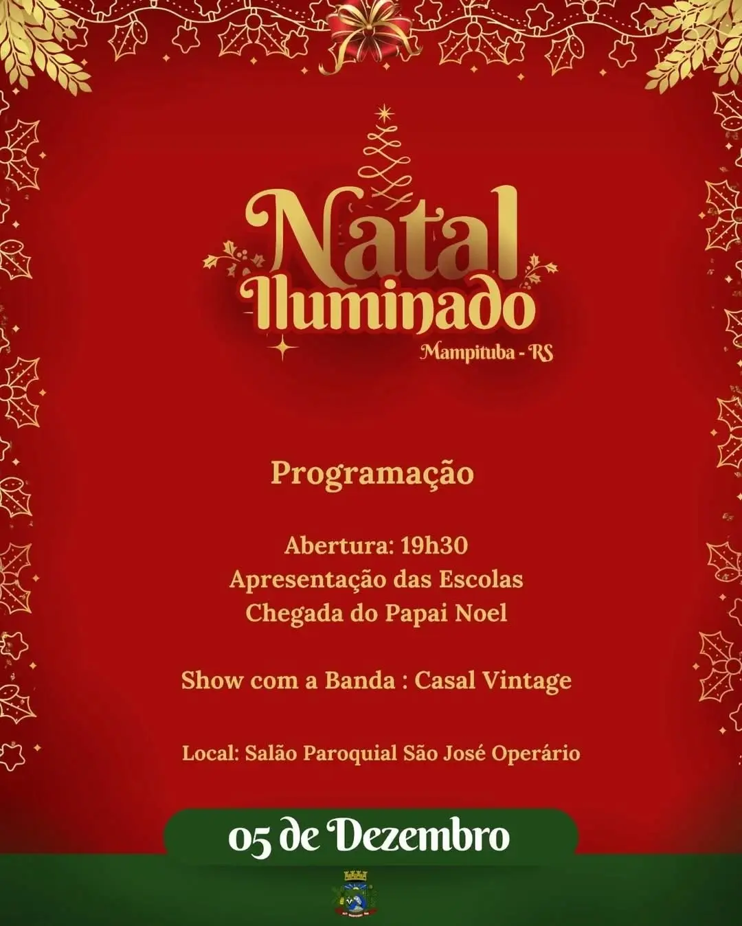 Mampituba se Ilumina para o Natal: Celebração e Magia Esperam por Você!