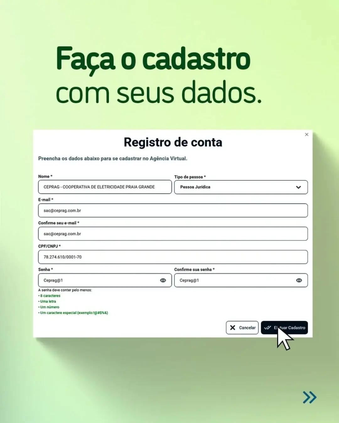 CEPRAG Alerta: Novo Cadastro na Agência Virtual Garante Acesso Após Adequação à LGPD