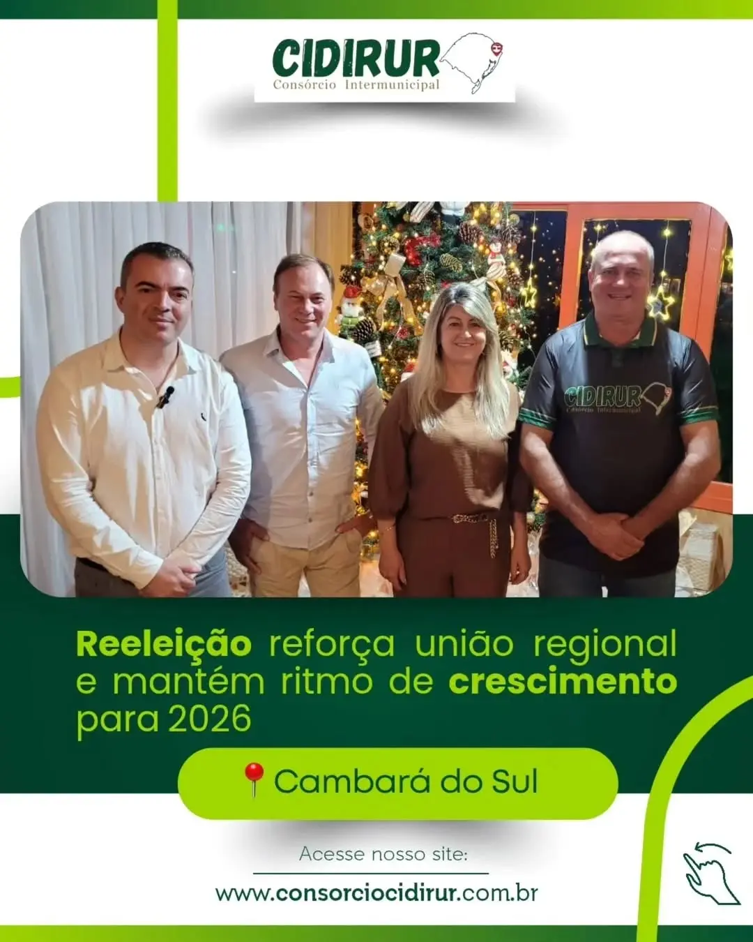 CIDIRUR: Diretoria é Reeleita para Continuar Projetos Regionais em 2026