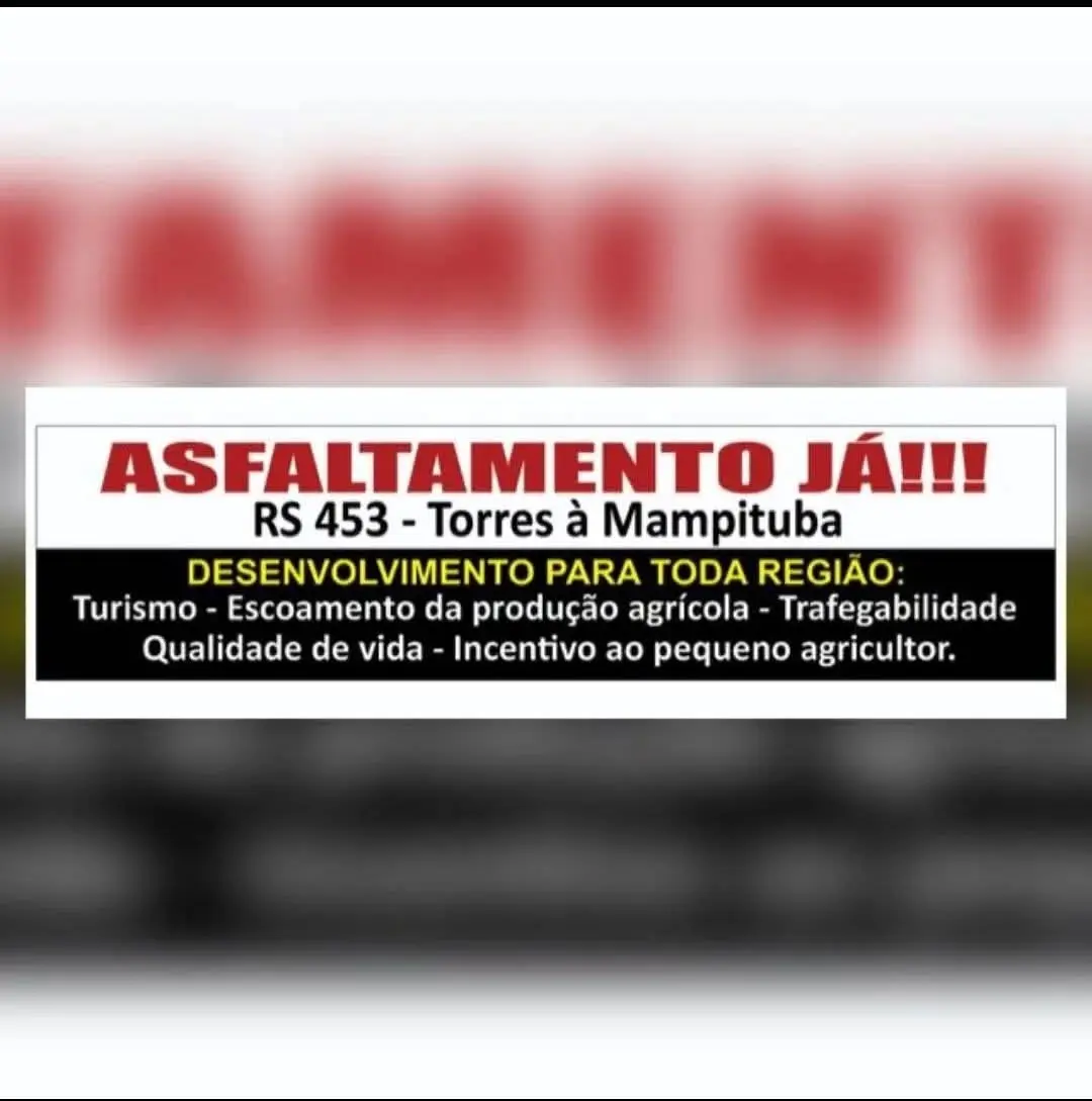 Comunidade de Pirataba (RS) se Mobiliza por Asfaltamento em Rodovia Vital