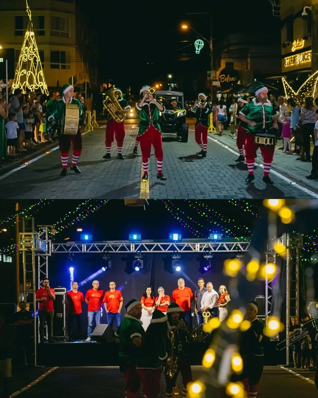 Papai Noel Chega de UTV e Ilumina o 16º Natal dos Canyons em Praia Grande