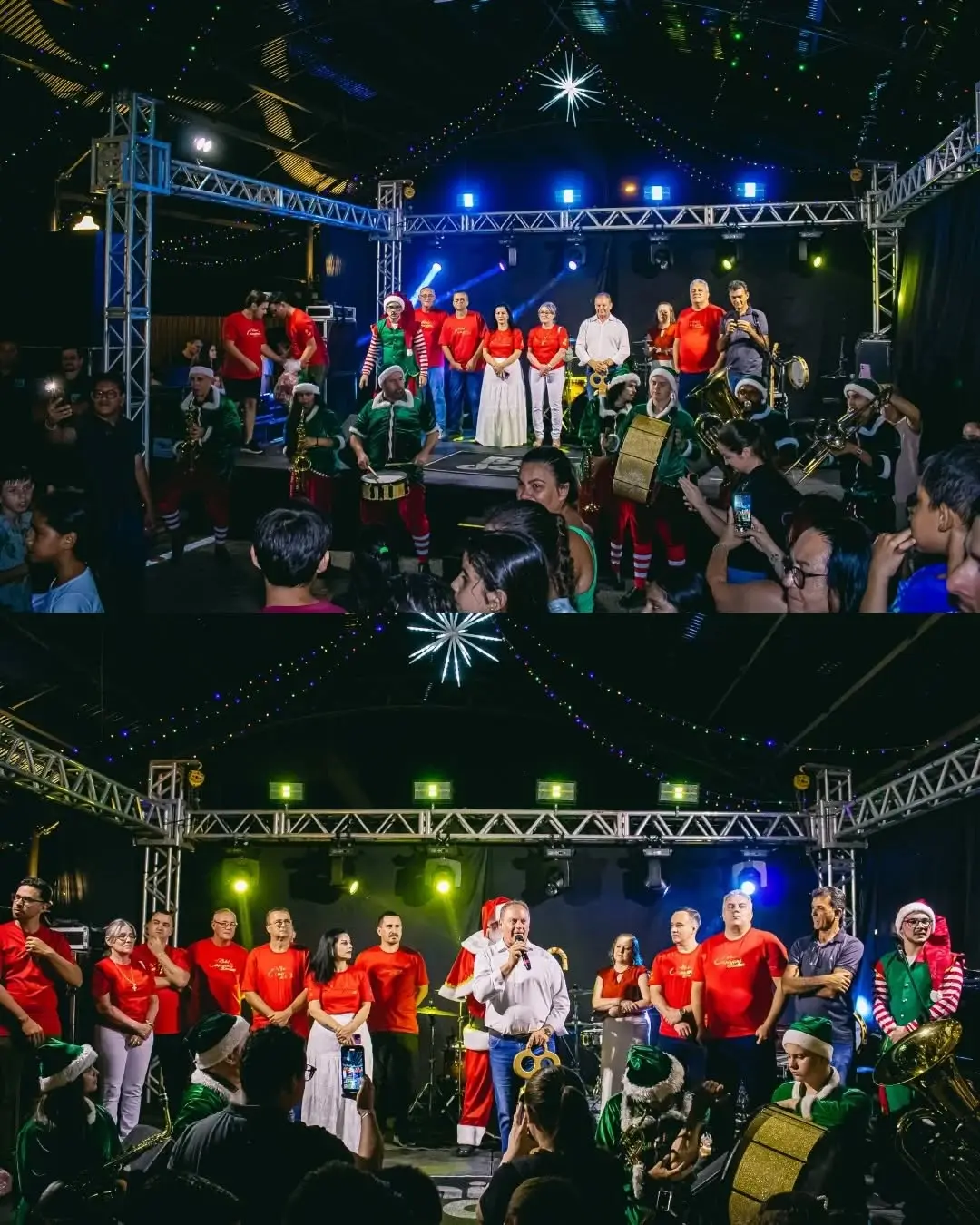 Papai Noel Chega de UTV e Ilumina o 16º Natal dos Canyons em Praia Grande