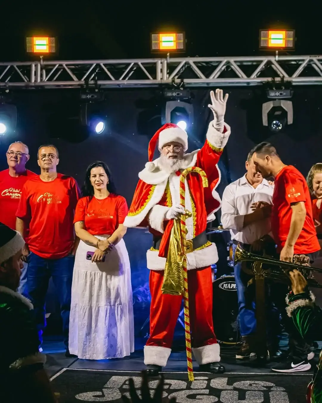 Papai Noel Chega de UTV e Ilumina o 16º Natal dos Canyons em Praia Grande