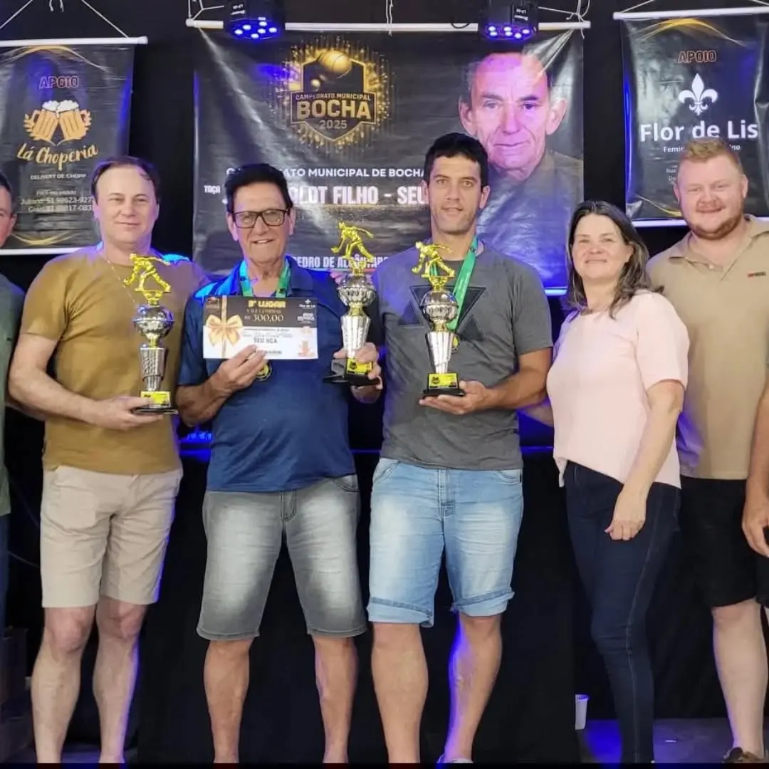 Teco & Jaia Conquistam Bicampeonato no Campeonato Municipal de Bocha 2025 em Dom Pedro de Alcântara