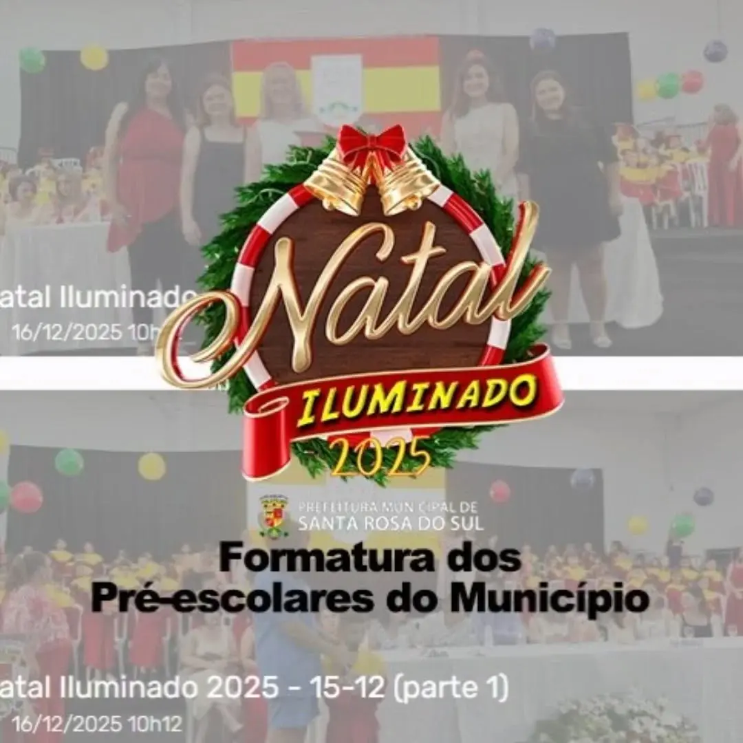 Formatura Pré-Escolar em Santa Rosa do Sul: Reviva os Melhores Momentos!