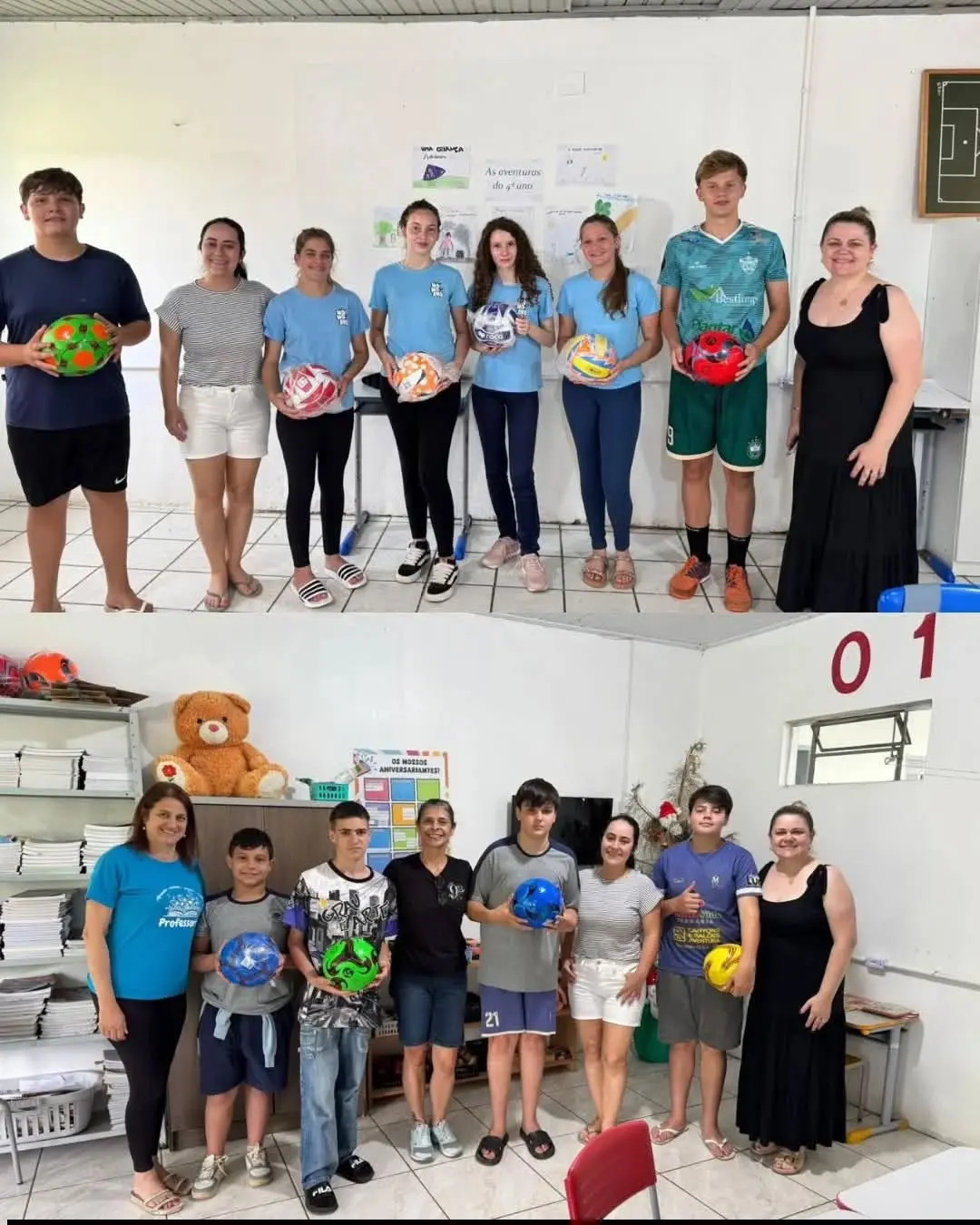 Morrinhos do Sul celebra o Natal com entrega de lembranças nas escolas municipais