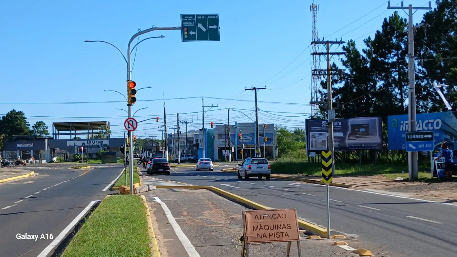 Obras no Trânsito em Torres Visam Melhorar Acesso ao Stok Center na Estrada do Mar