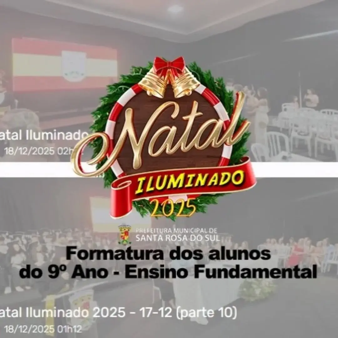 Formatura do 9º Ano em Santa Rosa do Sul: Reviva os Melhores Momentos!