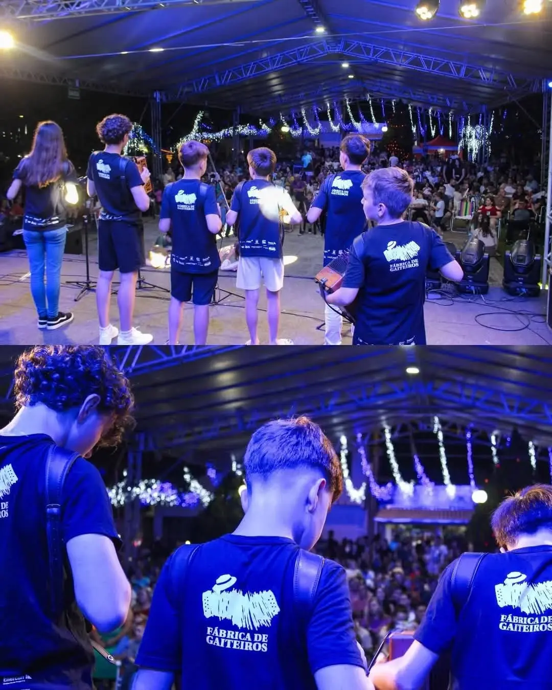 Fábrica de Gaiteiros Encanta o Público no Natal Recanto dos Canyons em Morrinhos do Sul