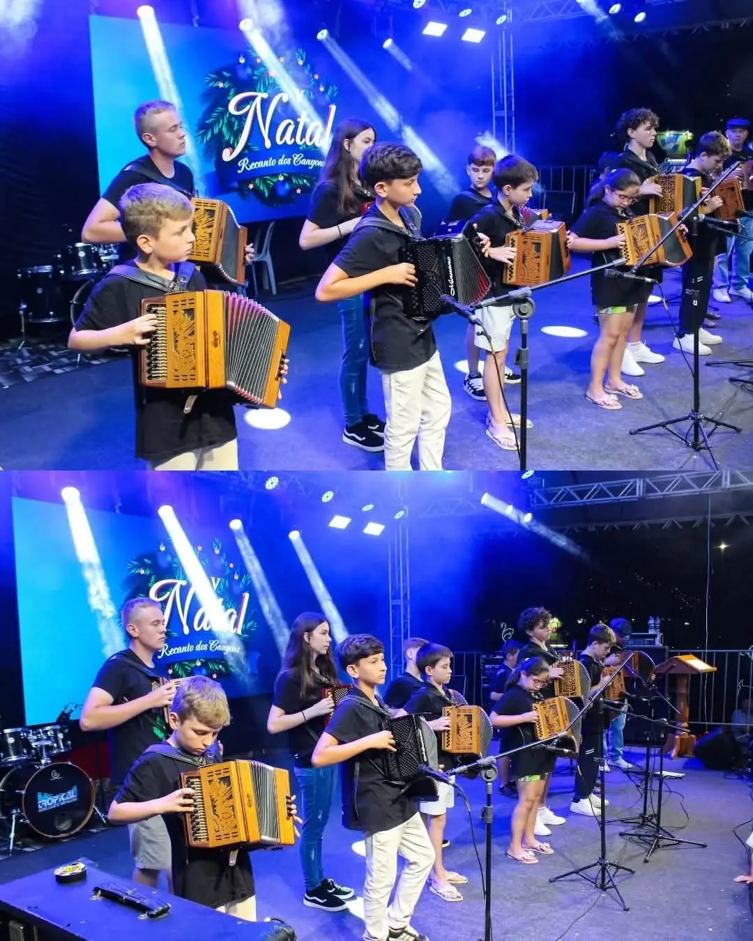 Fábrica de Gaiteiros Encanta o Público no Natal Recanto dos Canyons em Morrinhos do Sul