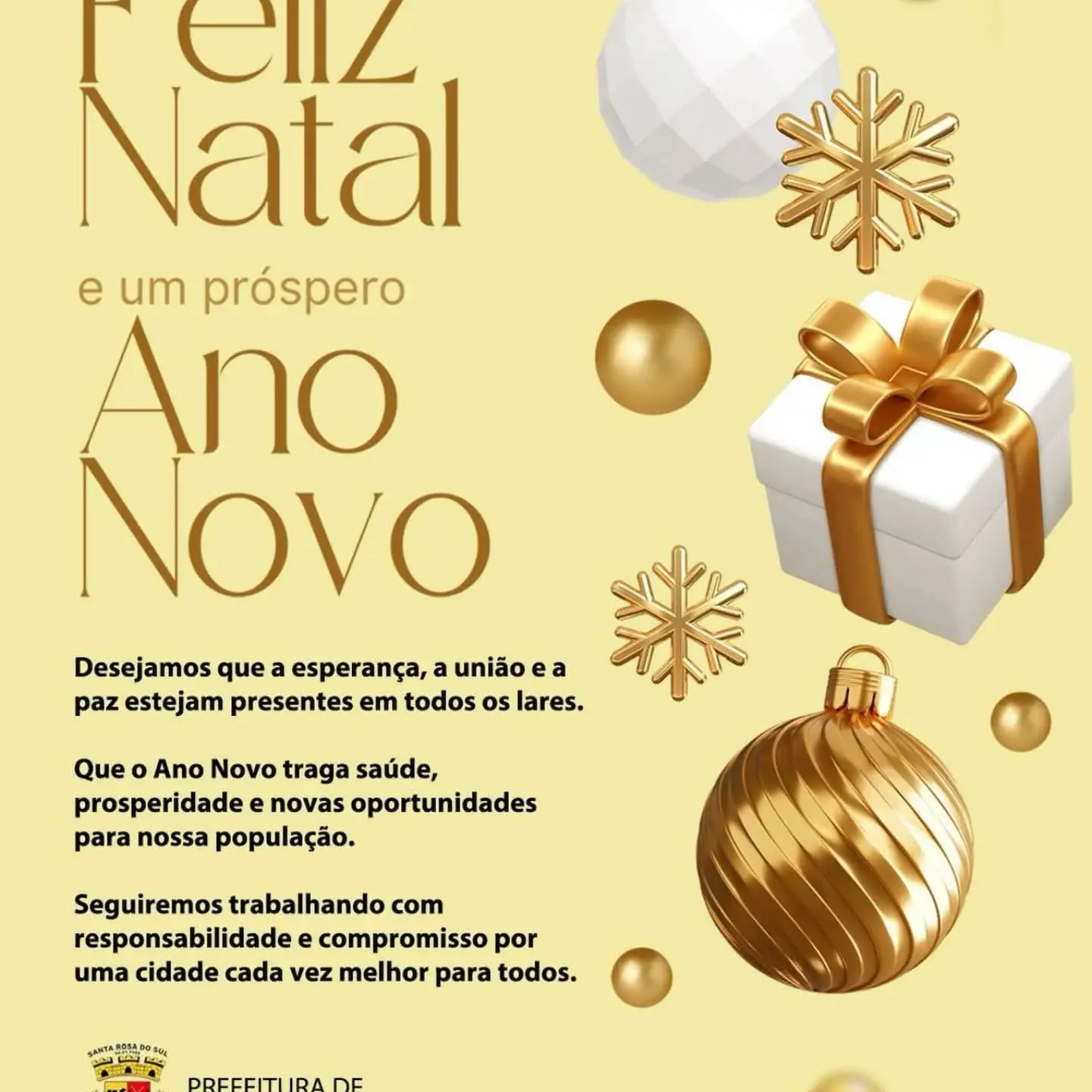 Santa Rosa do Sul se Prepara para Festas de Fim de Ano em 2025