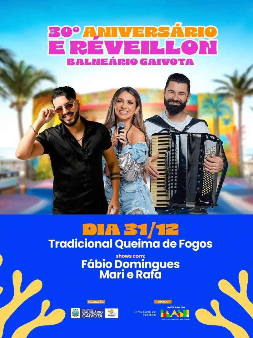 Balneário Gaivota se Prepara para Réveillon Inesquecível em 2025