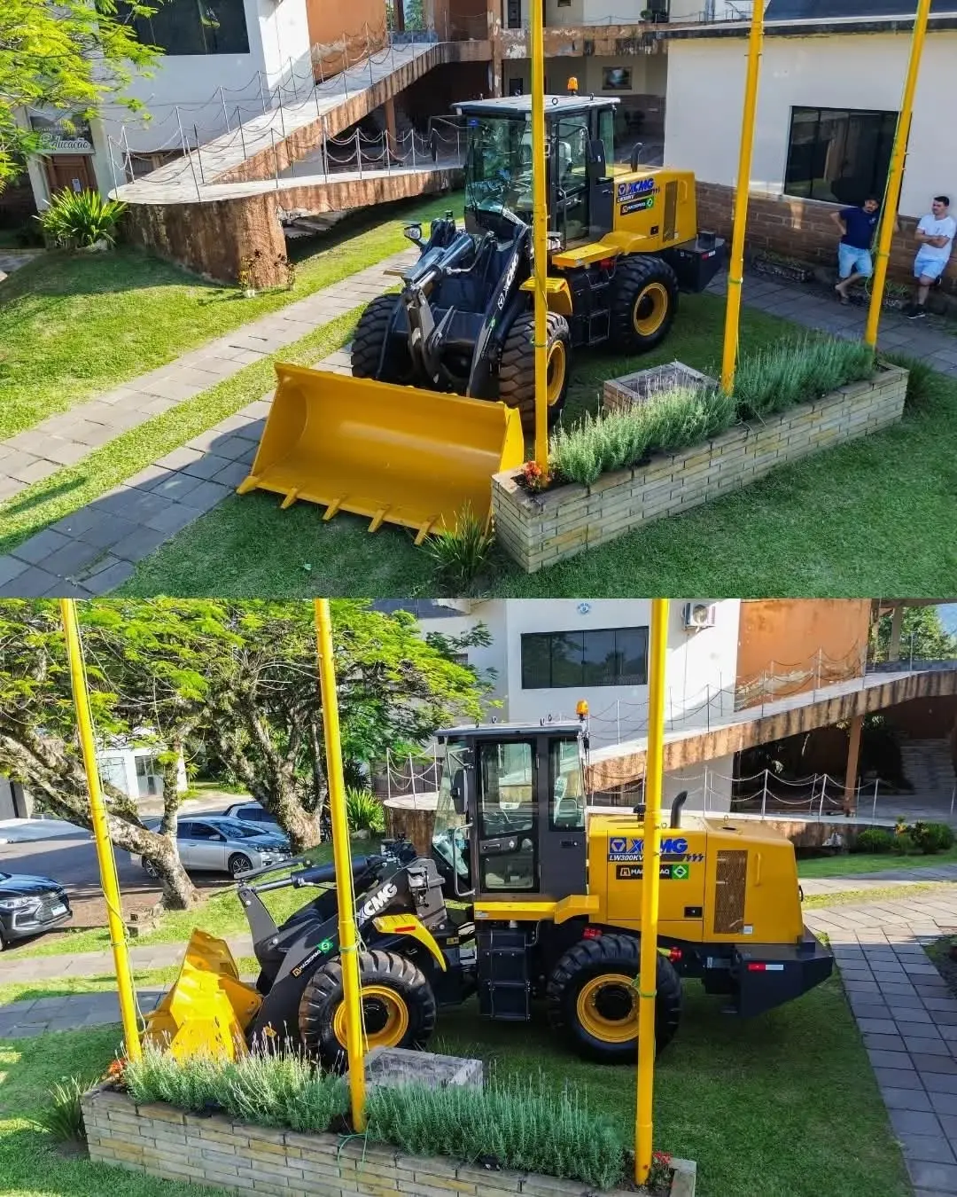 Praia Grande (SC) Recebe Nova Pá Carregadeira para Reforçar a Secretaria de Obras