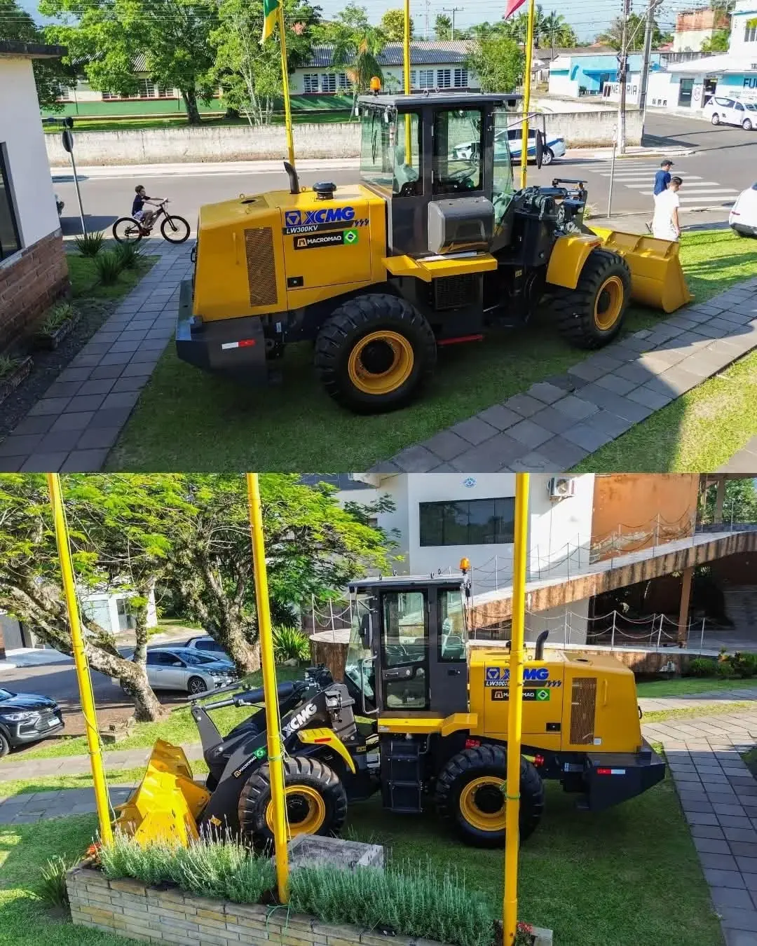 Praia Grande (SC) Recebe Nova Pá Carregadeira para Reforçar a Secretaria de Obras