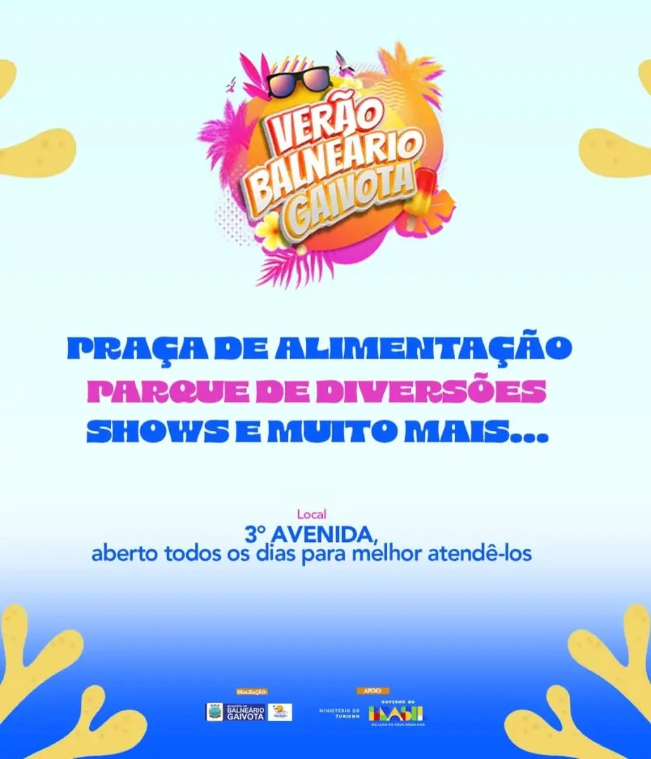 Balneário Gaivota: Praça de Alimentação da Terceira Avenida é o Ponto de Encontro do seu Verão