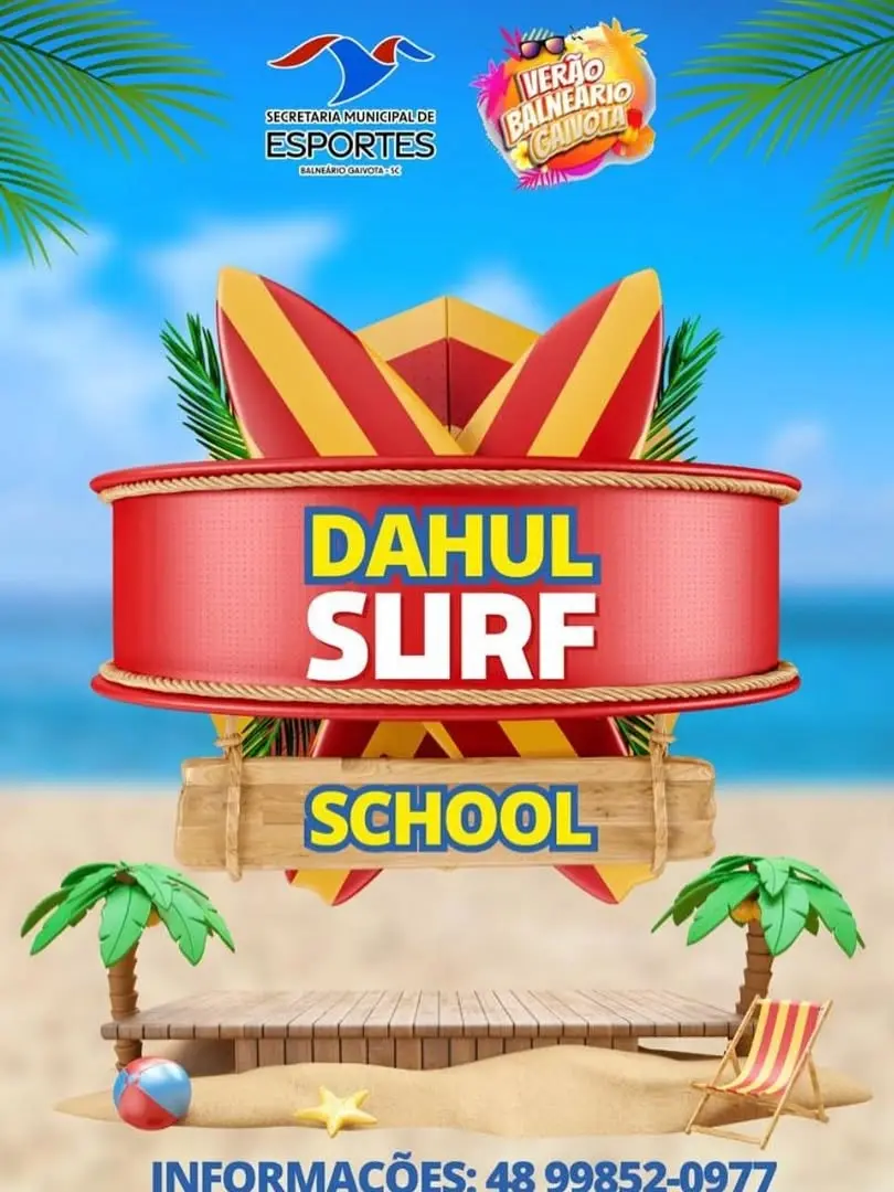 Balneário Gaivota Abre Inscrições para Escolinha de Surf Gratuita no Verão